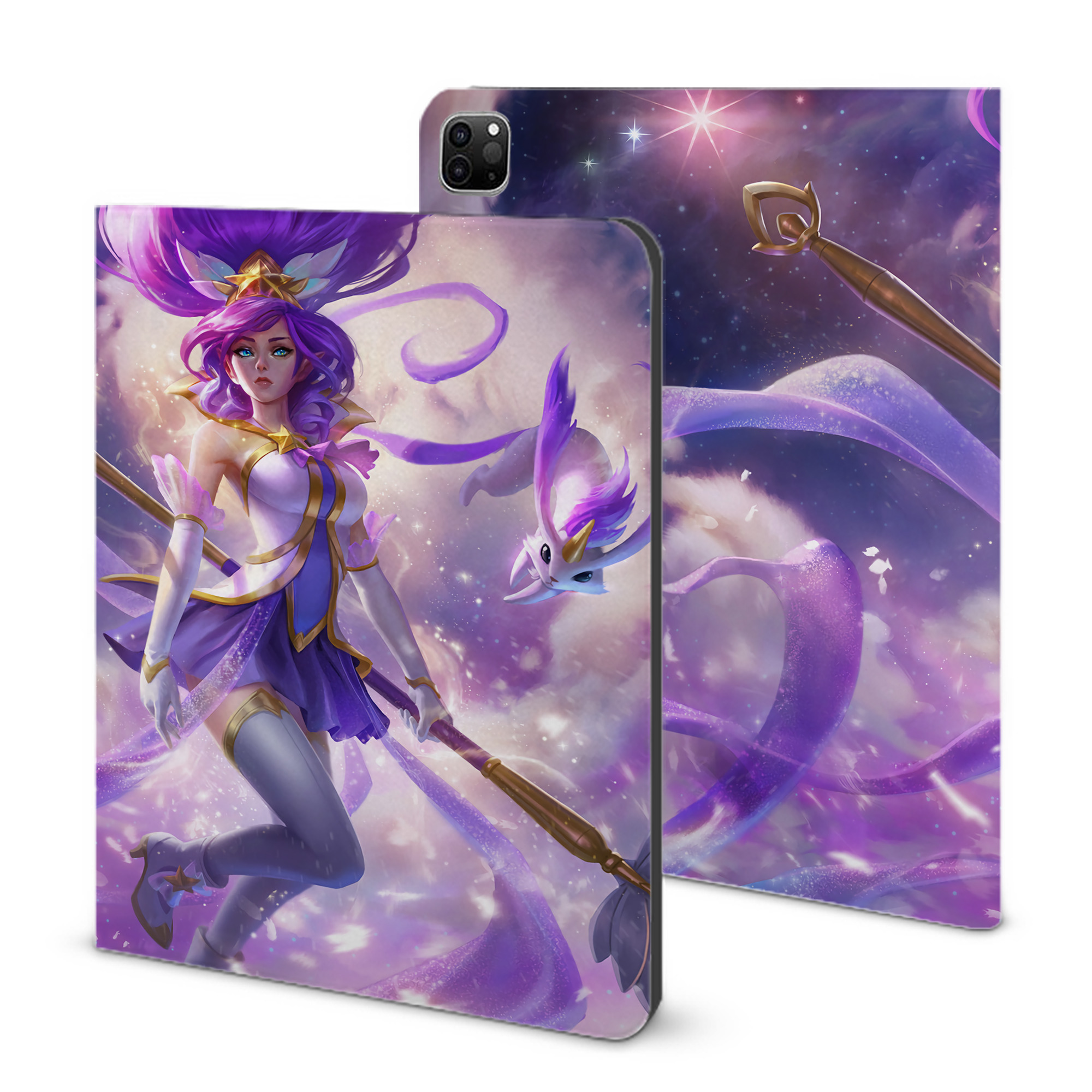 （画像用） リーグ・オブ・レジェンド League of Legends LOL IPad ケース ブック型 PUレザー TPU 耐衝撃 軽量 薄型 ペン収納なし 全面保護 IPad 各モデル対応